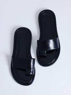 Topshop Sandra Mule Slider Sandals, Black - view 2, Black