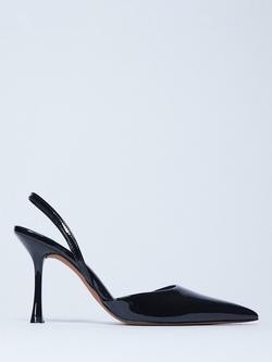 Topshop Angel Patent Court Shoes, Black, Black