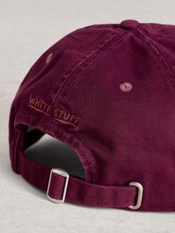 White Stuff Colour Contrast Baseball Cap, Purple - view 2, Purple