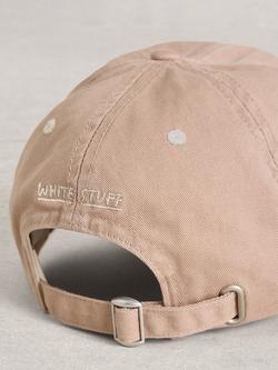 White Stuff Contrast Trim Baseball Cap - view 2, Natural
