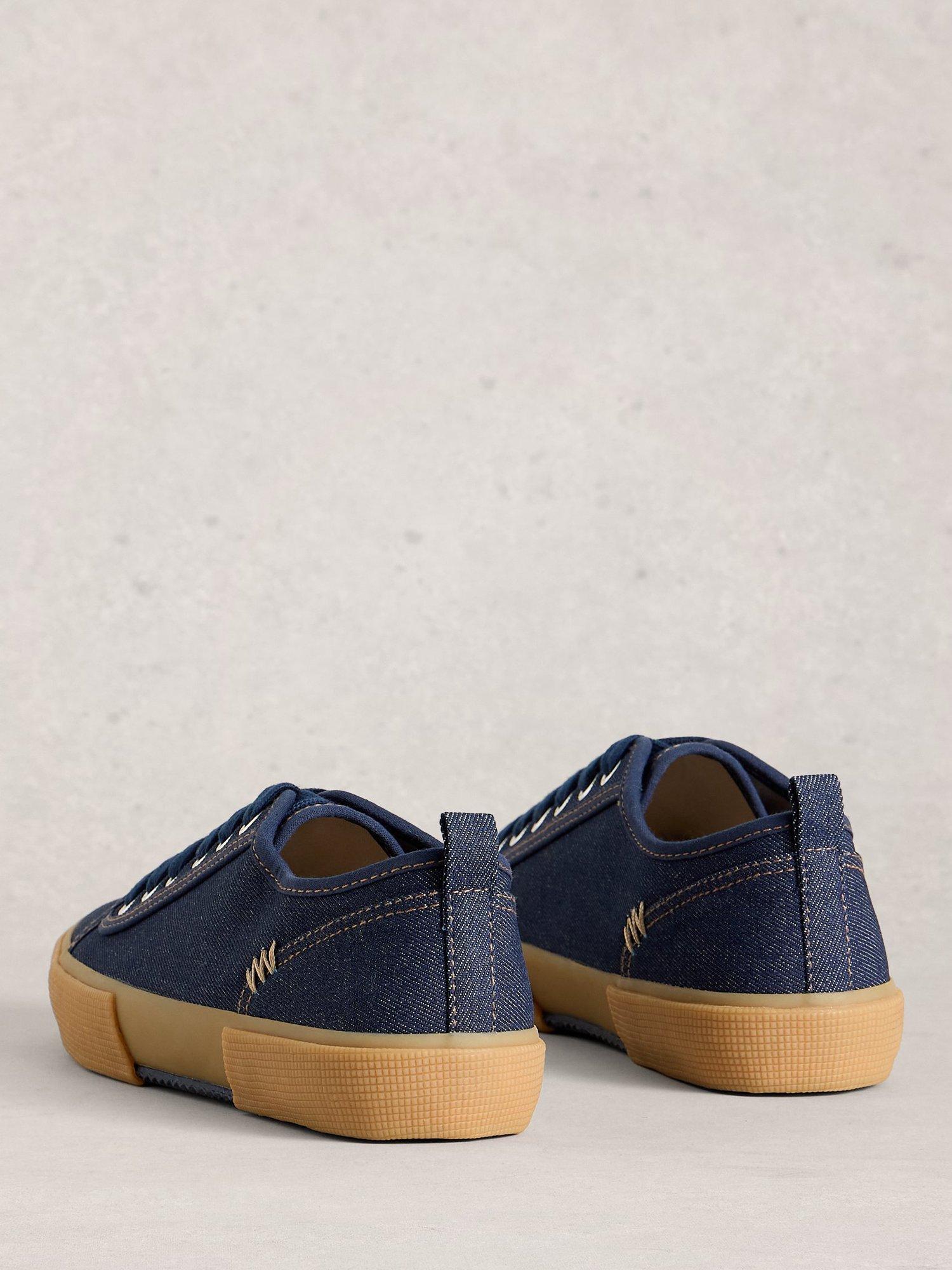 Product image 2 of 4, which shows White Stuff Pippa Trainers, Blue, 3