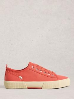 White Stuff Pippa Trainers, Coral, Coral