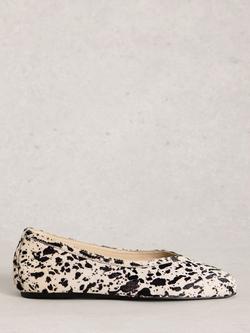 White Stuff Sloane Animal Print Leather Pumps, Brown/Multi, Brown/Multi