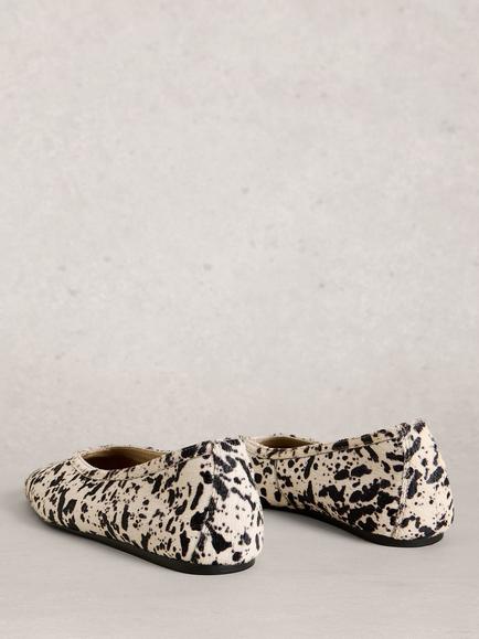 White Stuff Sloane Animal Print Leather Pumps, Brown/Multi - view 2, Brown/Multi