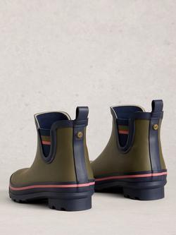 White Stuff Puddle Wellie Boots, Khaki - view 2, Khaki