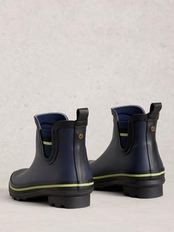 White Stuff Puddle Wellie Boots, Navy - view 2, Navy