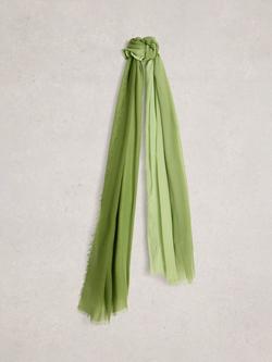 White Stuff Penny Ombre Oversized Scarf, Green, Green