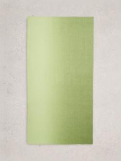 White Stuff Penny Ombre Oversized Scarf, Green - view 2, Green