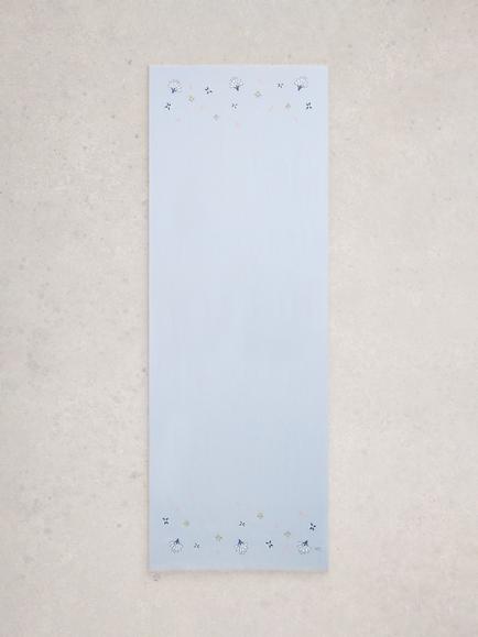 White Stuff Embroidered Scarf, Light Blue - view 2, Light Blue