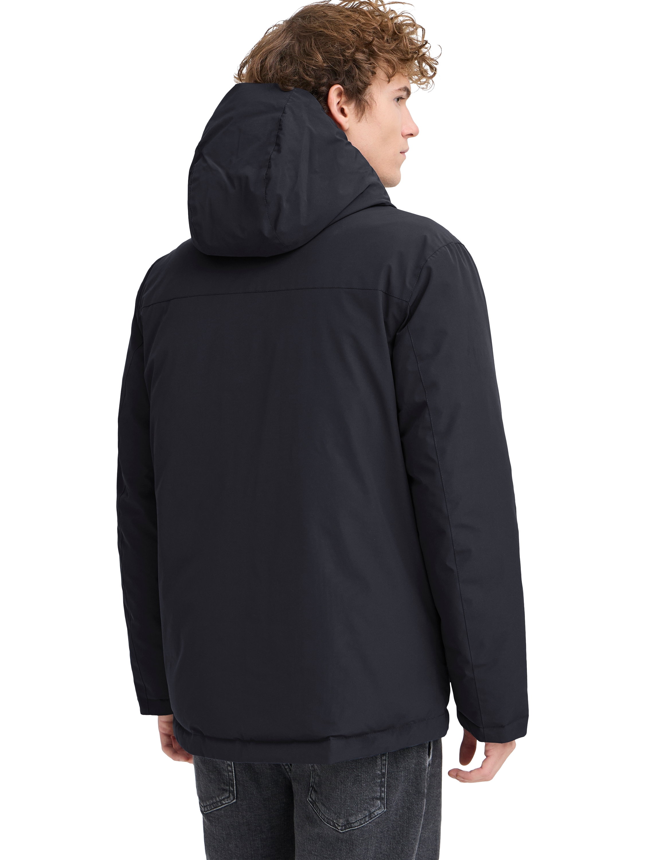 Product image 2 of 7, which shows Casual Friday Hedberg Short Padded Coat, Dark Navy, L