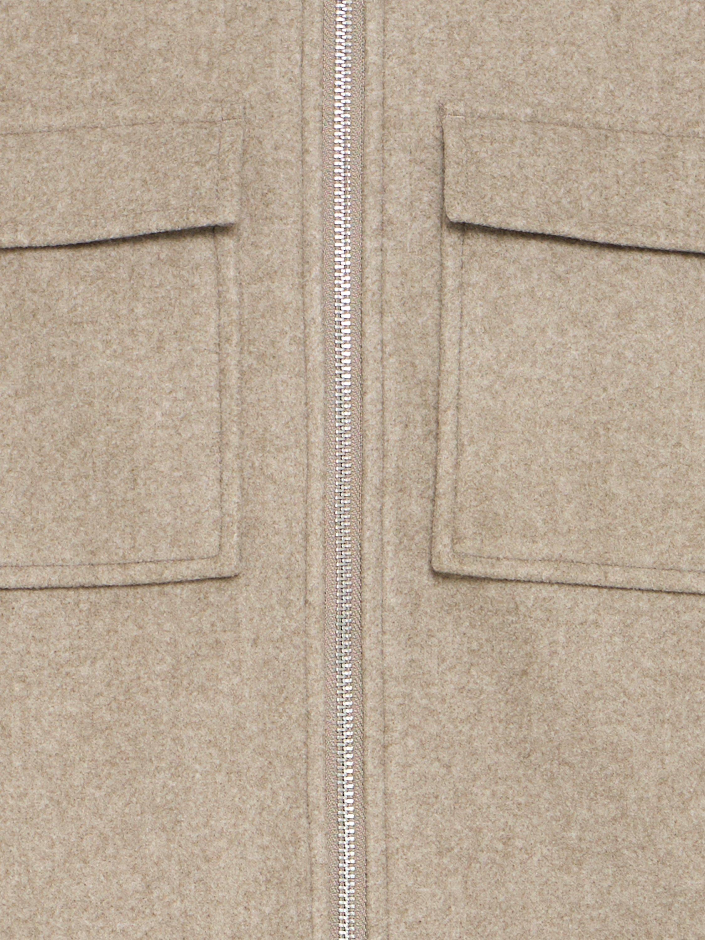 Product image 7 of 7, which shows Casual Friday Moberg Soft Touch Smart Jacket, Cream, M