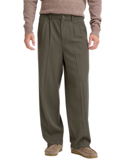 Casual Friday Grant Loose Fit Pleated Trousers, Black Ink, Black Ink