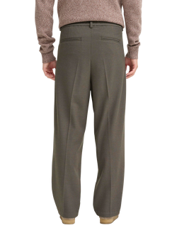 Casual Friday Grant Loose Fit Pleated Trousers, Black Ink - view 2, Black Ink