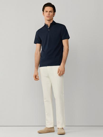 Hackett London Classic Fit Short Sleeve Cotton Polo Shirt, Navy - view 2, Navy