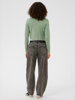KAFFE Astrid Open Neck Bolero, Sea Spray - view 2, Sea Spray