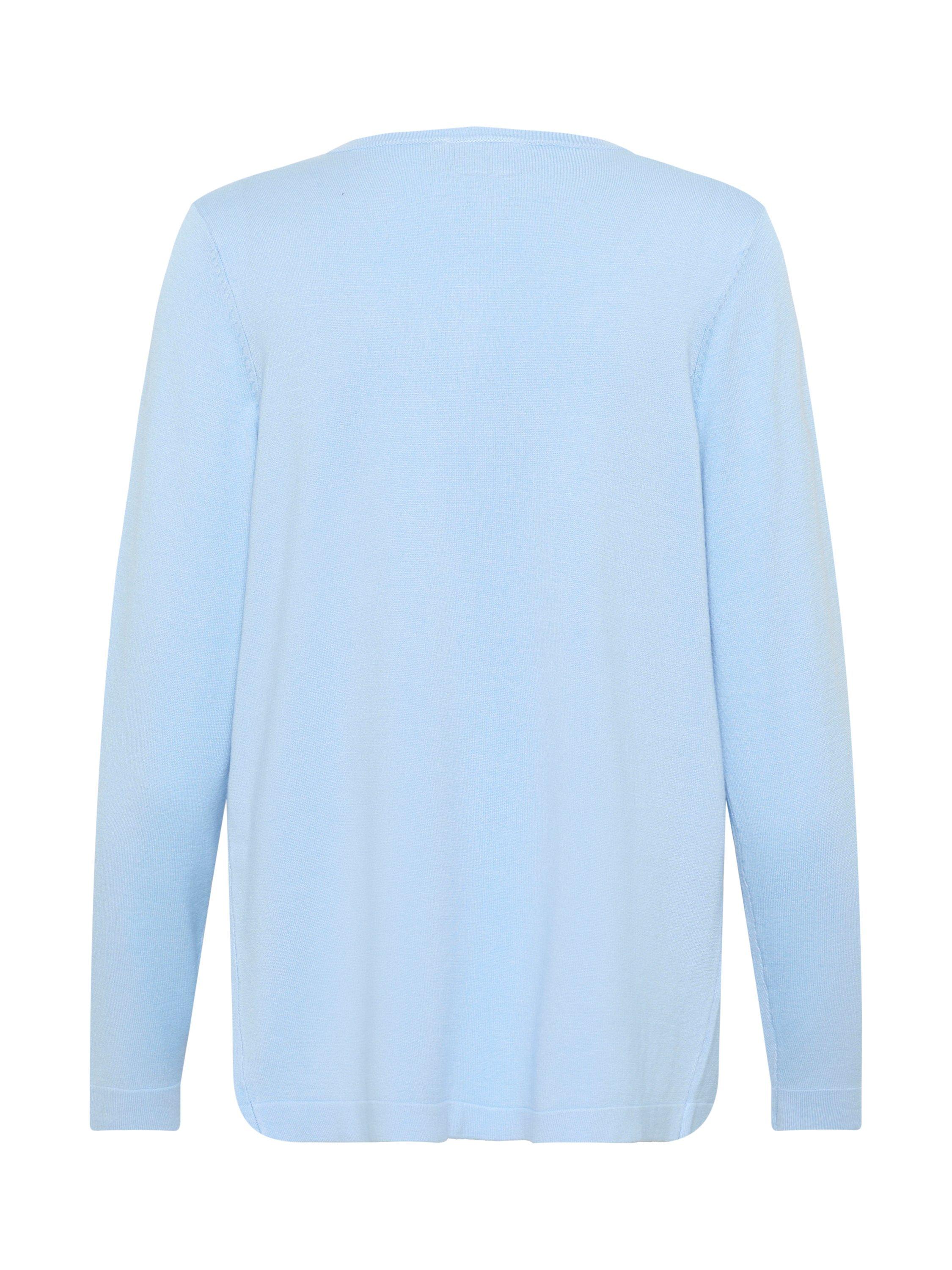 Product image 5 of 5, which shows KAFFE Astrid Open Neck Cardigan, Blue, XS