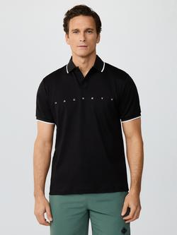 Hackett London Polo Shirt, Black, Black