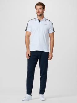 Hackett London Sport Tape Cotton Polo Shirt - view 2, White