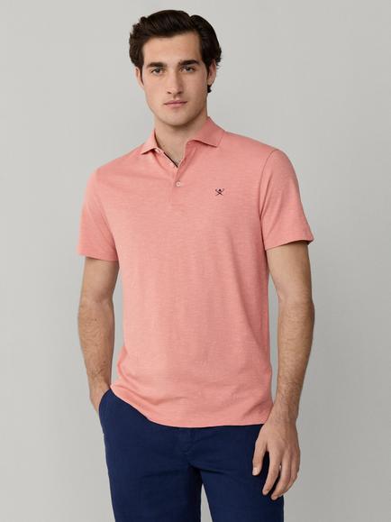 Hackett London Classic Fit Polo Shirt, Dusty Rose Pink