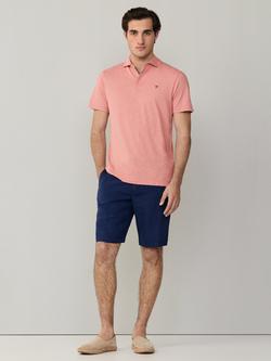 Hackett London Classic Fit Polo Shirt - view 2, Dusty Rose Pink