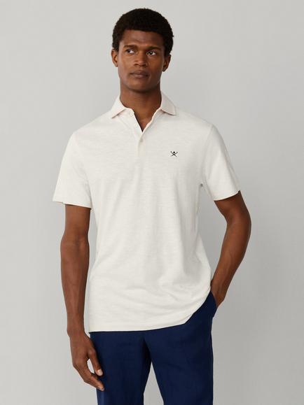Hackett London Classic Fit Polo Shirt, Off White