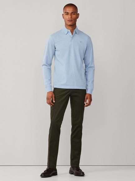 Hackett London Slim Fit Kensington Chinos, Forest Green - view 2, Forest Green