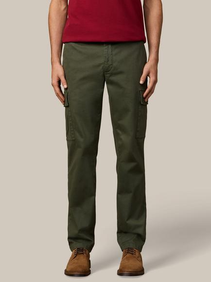 Hackett London Heritage Relaxed Fit Regent Cotton Blend Chinos, Forest Green, Forest Green