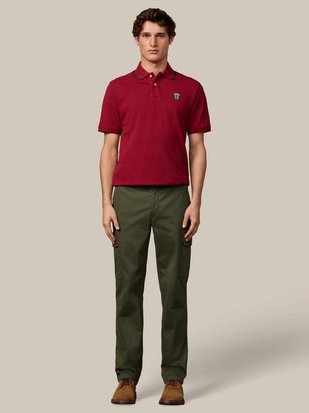 Hackett London Heritage Relaxed Fit Regent Cotton Blend Chinos, Forest Green - view 2, Forest Green