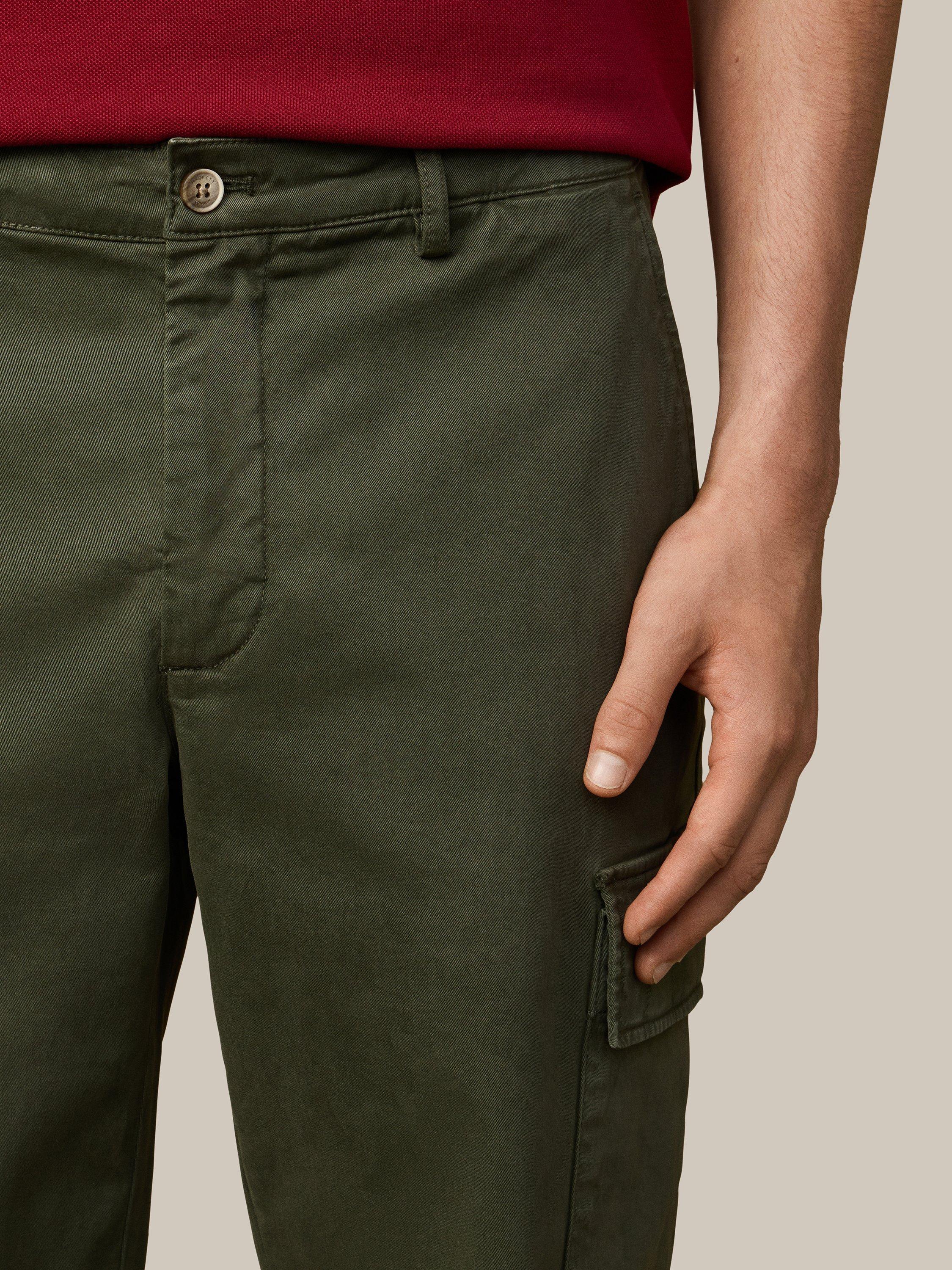 Product image 5 of 8, which shows Hackett London Relaxed Fit Regent Chinos, Forest Green, 28R