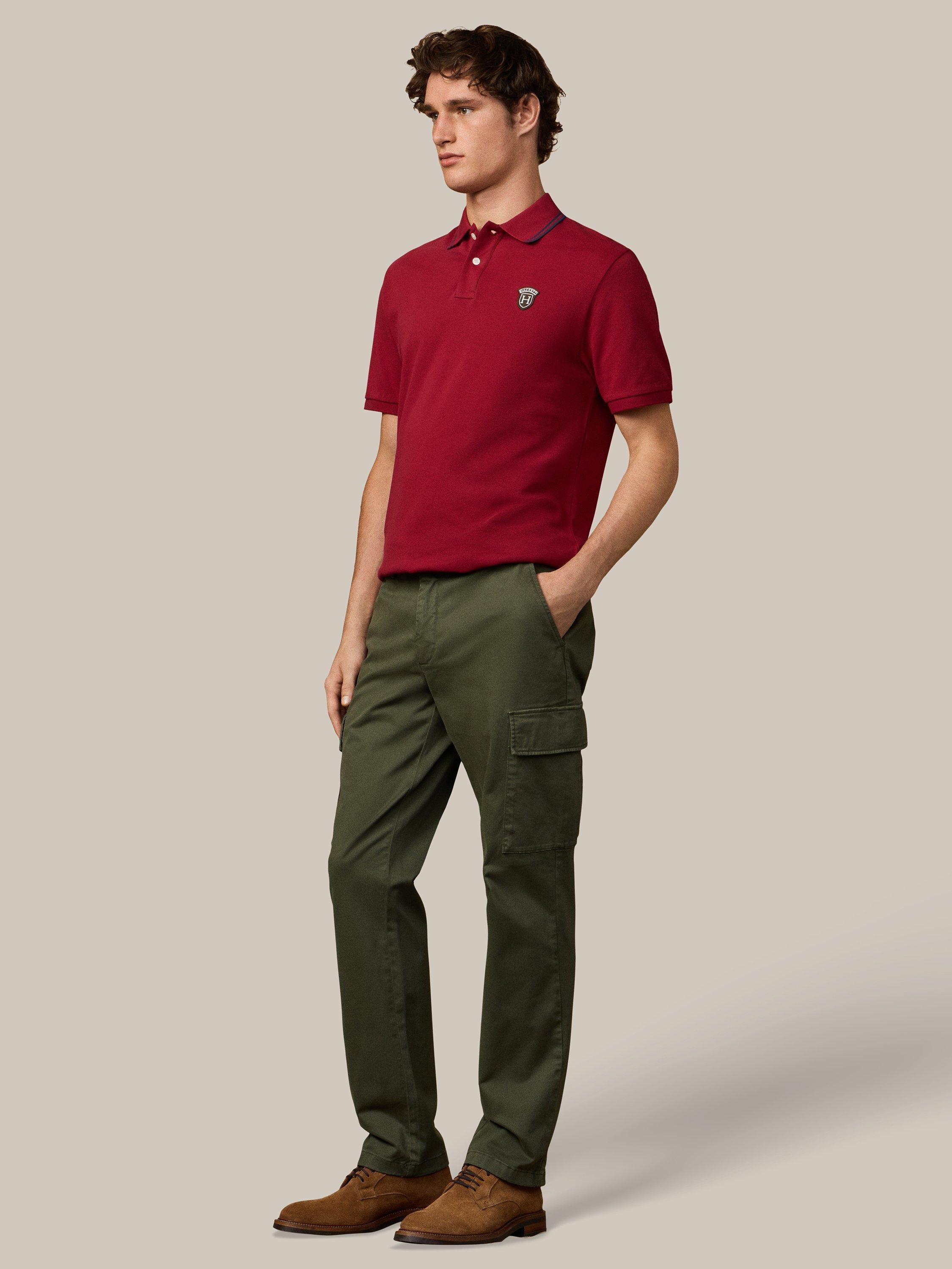 Product image 7 of 8, which shows Hackett London Relaxed Fit Regent Chinos, Forest Green, 28R