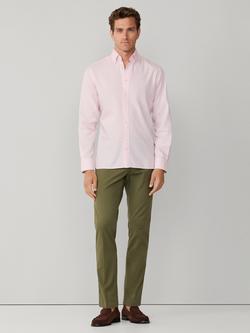 Hackett London Slim Fit Kensington Chinos - view 2, Moss Green