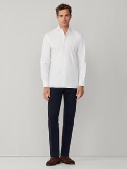 Hackett London Kensington Slim Fit Stretch Cotton Chinos, Navy Blazer - view 2, Navy Blazer