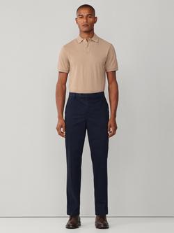 Hackett London Sanderson Tailored Fit Stretch Cotton Chinos, Navy Blazer - view 2, Navy Blazer