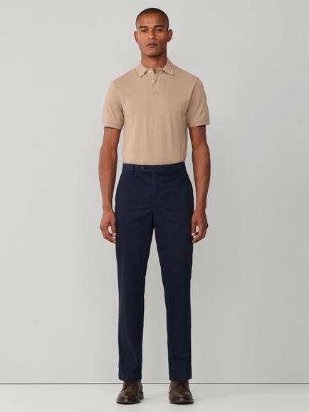 Hackett London Sanderson Tailored Fit Stretch Cotton Chinos, Navy Blazer - view 2, Navy Blazer