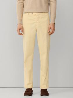 Hackett London Sanderson Tailored Fit Stretch Cotton Chinos, Pastel Yellow, Pastel Yellow