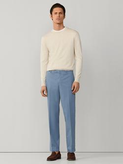 Hackett London Sanderson Tailored Fit Chinos, Stone Green - view 2, Thames Blue