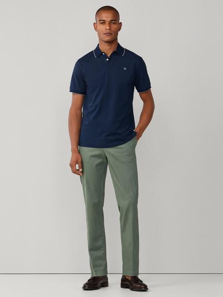Hackett London Sanderson Tailored Fit Chinos - view 2, Stone Green
