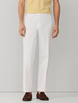 Hackett London Sanderson Tailored Fit Chinos, Stone Green, Optic White