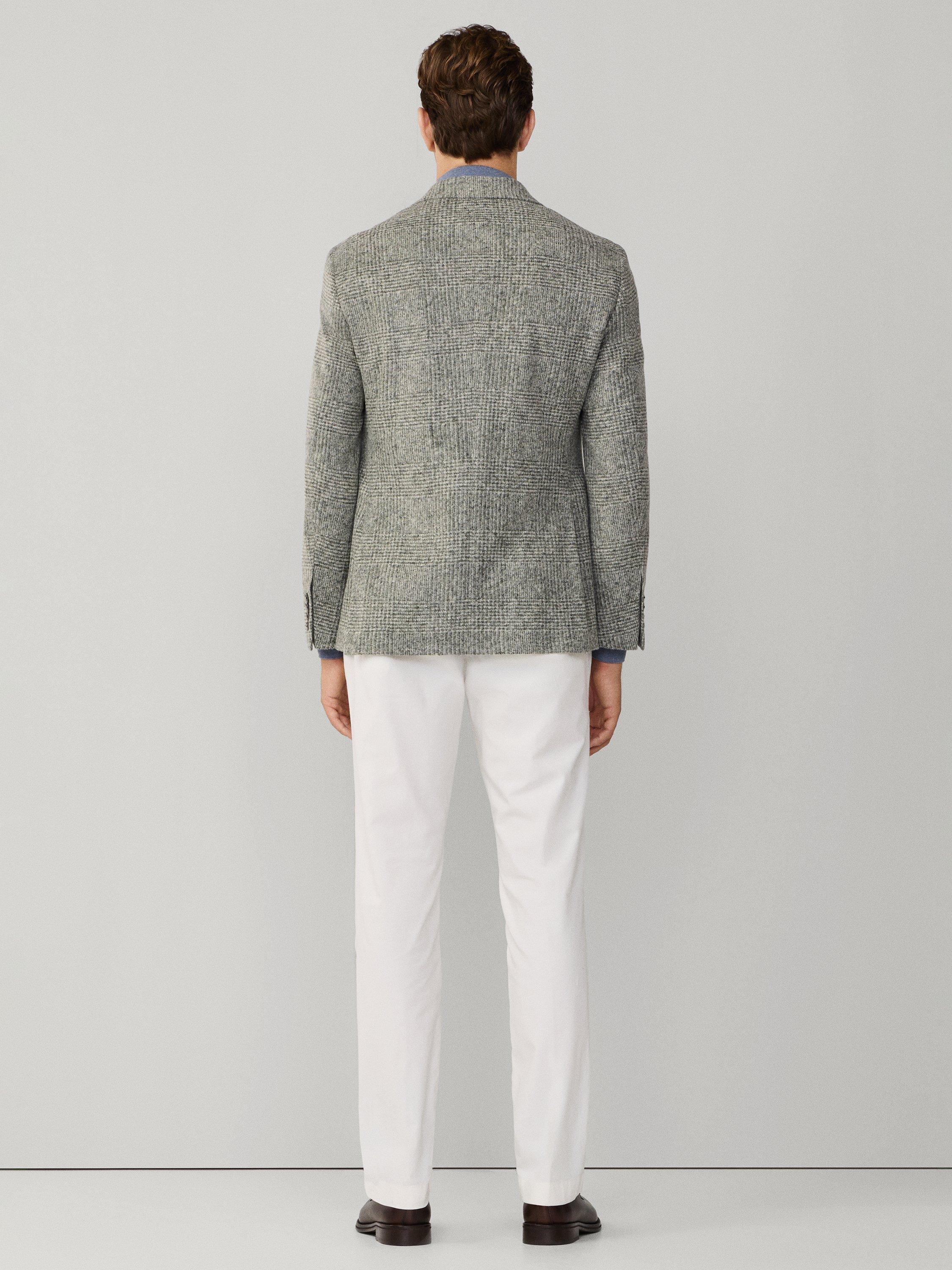 Product image 3 of 8, which shows Hackett London Half-Lined Glencheck Blazer, Sage Green, 36