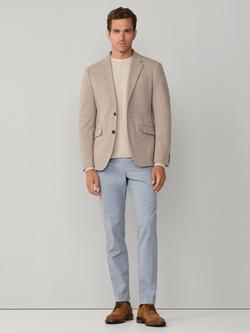 Hackett London Wool Blend Ascot Block Blazer, Taupe Beige - view 2, Taupe Beige