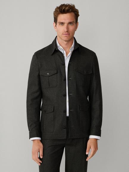 Hackett London Field Jacket, Dark Green, Dark Green