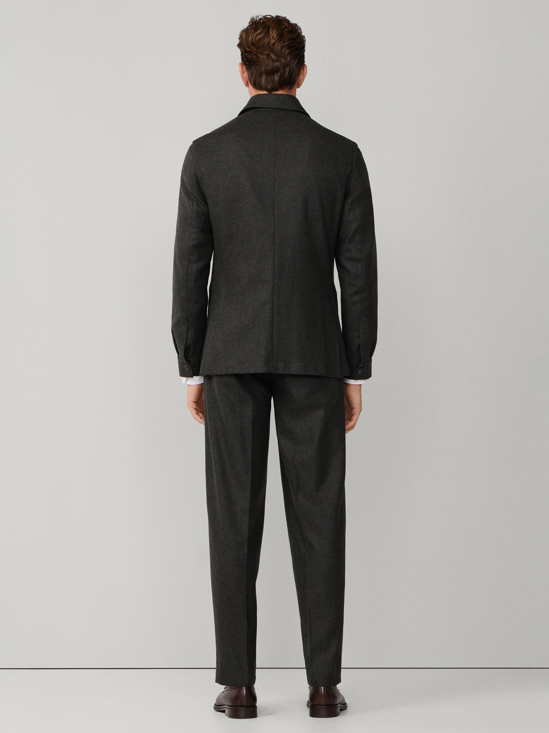 Product image 3 of 9, which shows Hackett London Field Jacket, Dark Green, 36