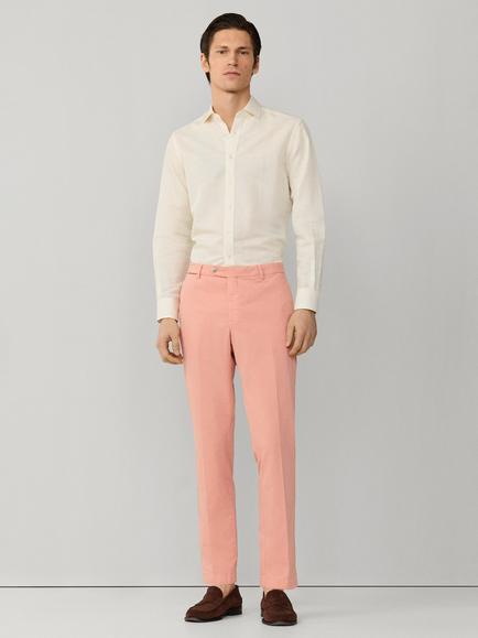 Hackett London Kensington Slim Fit Chinos - view 2, Sunset Orange