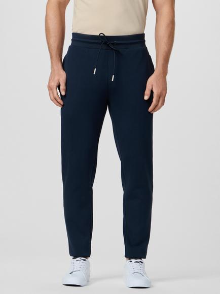 Hackett London Sport Tape Drawstring Cotton Blend Joggers, Navy, Navy