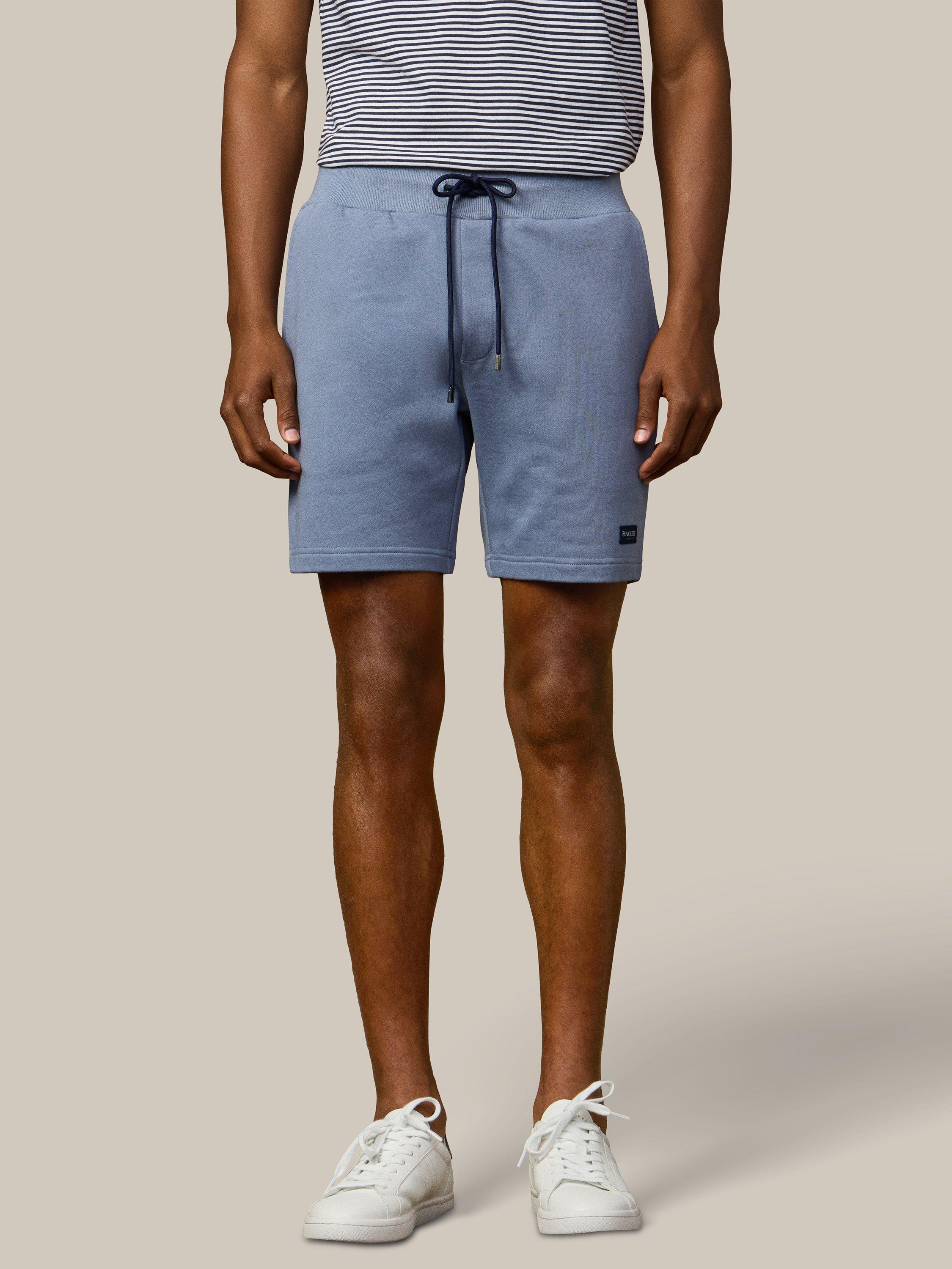 Product image 1 of 8, which shows Hackett London Drawstring Cotton Shorts, Blue, XXXL
