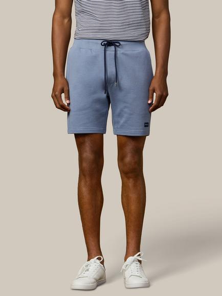 Hackett London Drawstring Cotton Shorts, Blue, Blue