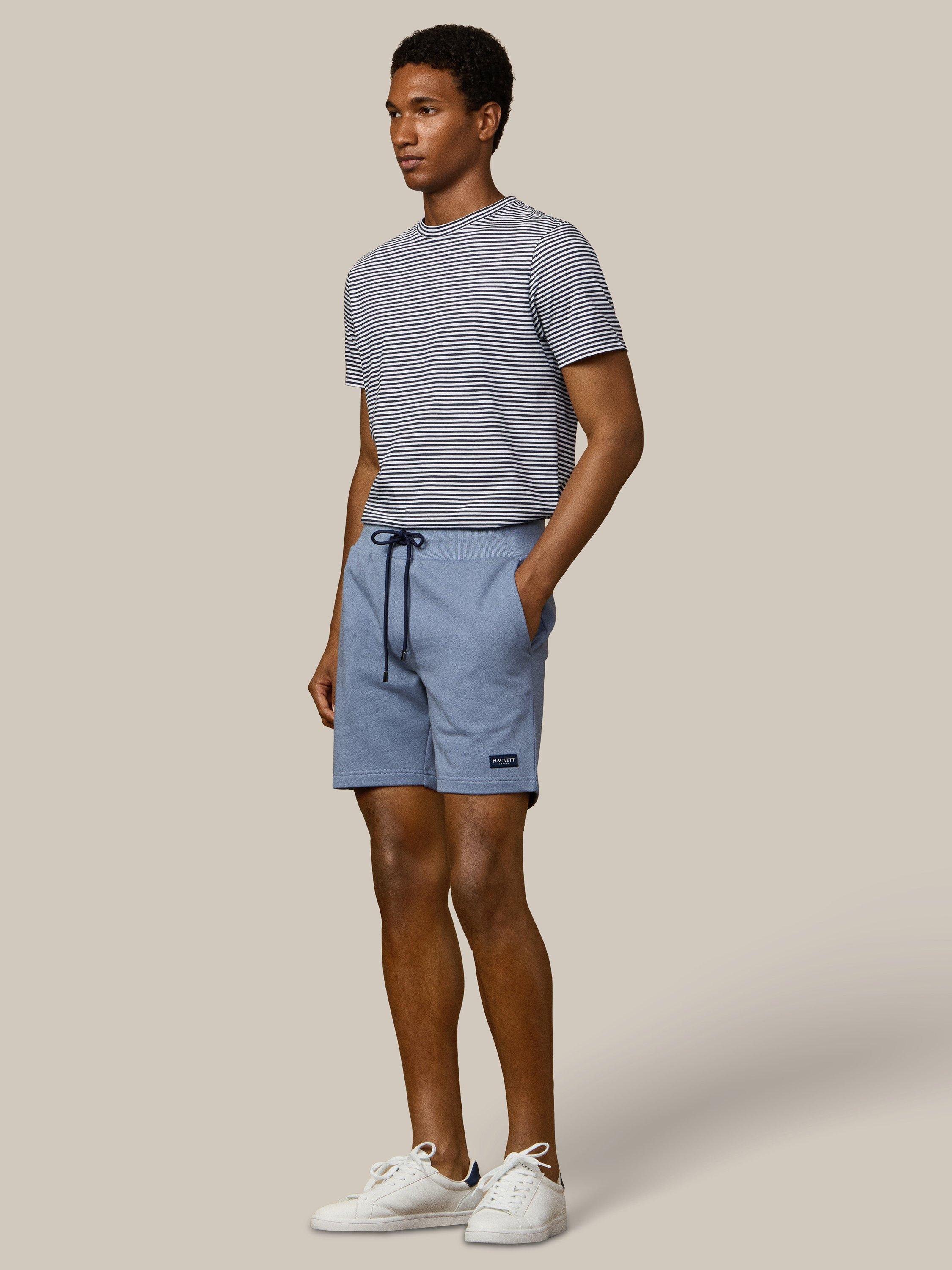 Product image 7 of 8, which shows Hackett London Drawstring Cotton Shorts, Blue, XXXL