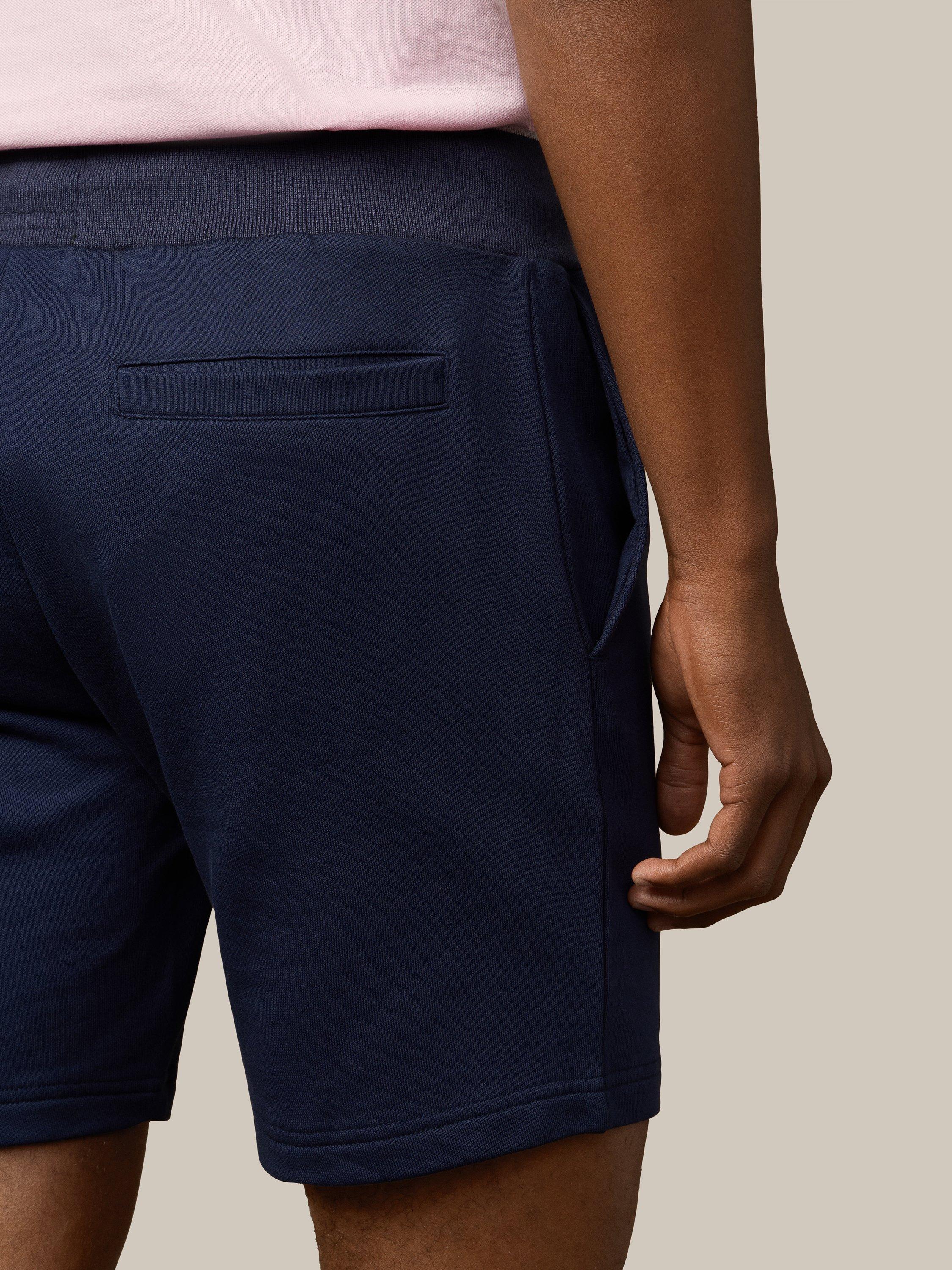 Product image 6 of 8, which shows Hackett London Drawstring Cotton Shorts, Navy, XXXL