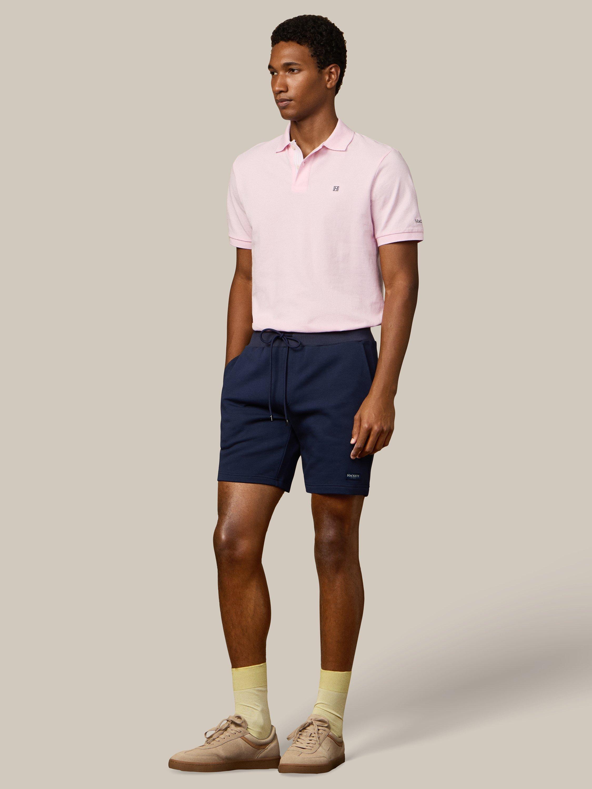 Product image 7 of 8, which shows Hackett London Drawstring Cotton Shorts, Navy, XXXL