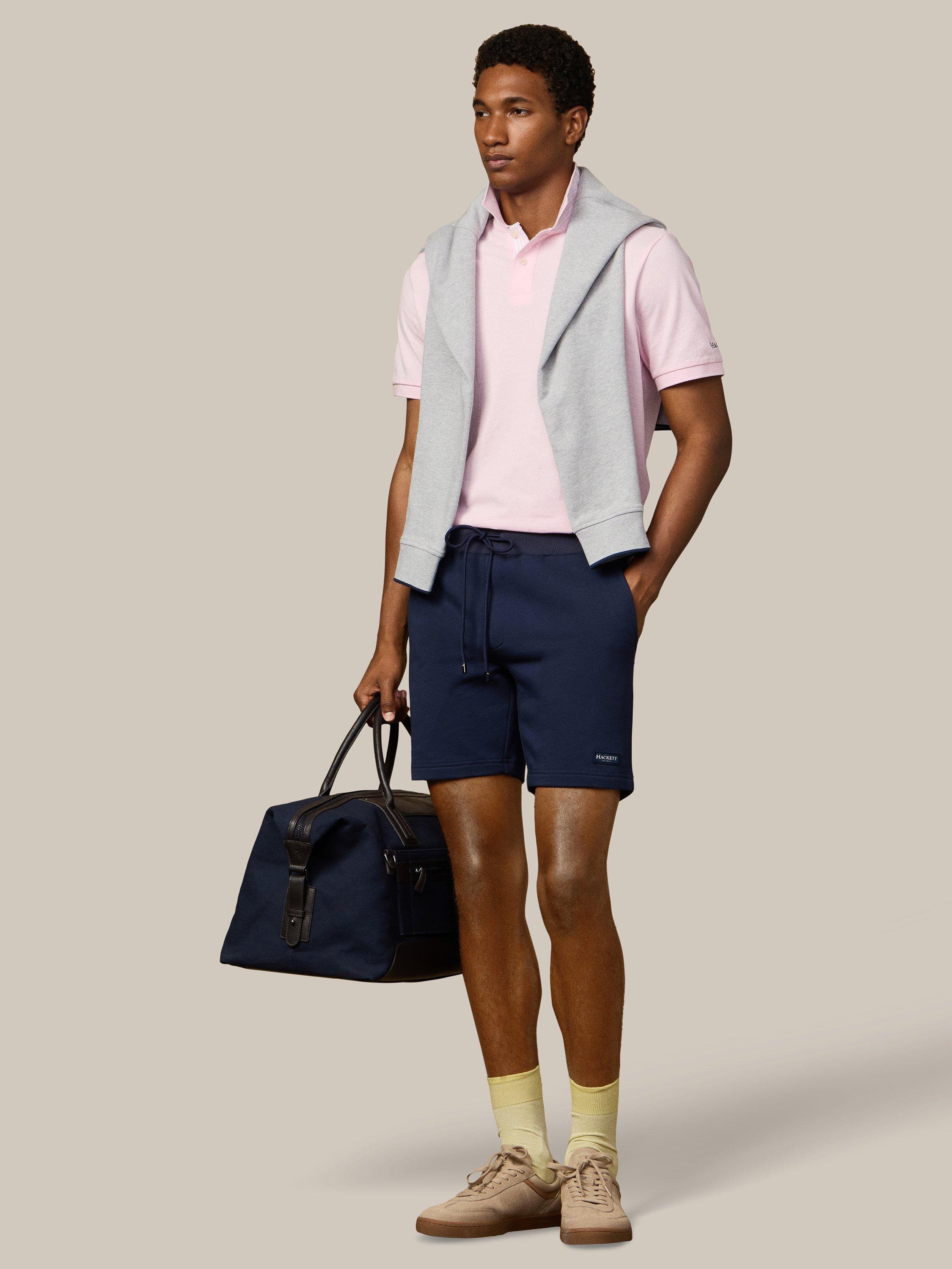 Product image 8 of 8, which shows Hackett London Drawstring Cotton Shorts, Navy, XXXL
